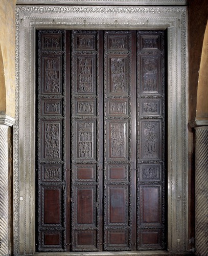 Najstarejša ohranjena vrata krščanske umetnosti.