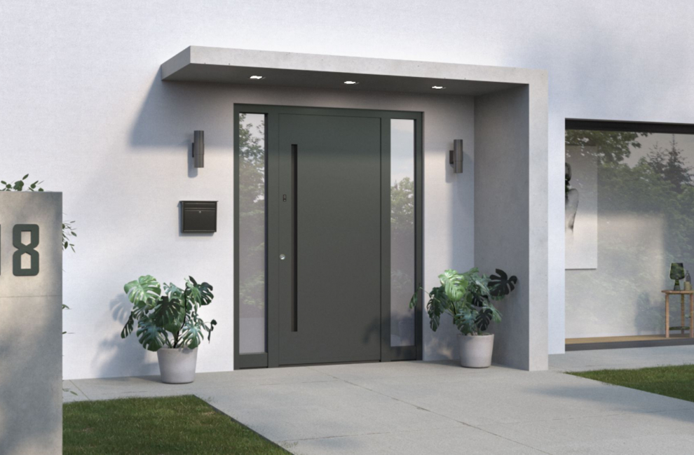 Aluminijasta vhodna vrata Inotherm