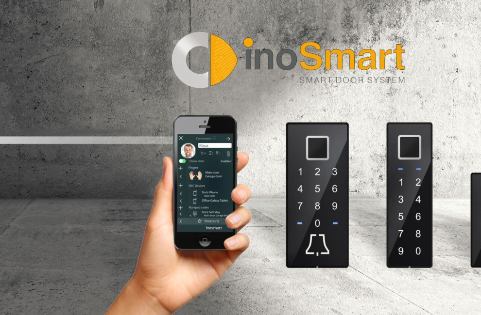 Pametni sistem zaklepanja in odpiranja vhodnih vrat - Inosmart.