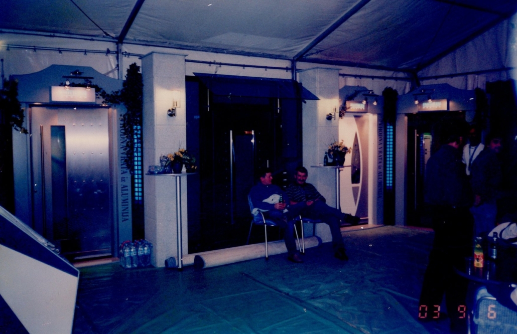 Stara slika prikaza sejma, na kazerem je razstavljal tudi Inotherm