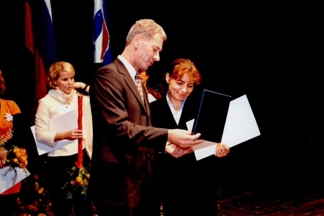 Podeljeno priznanje Verici Šenk